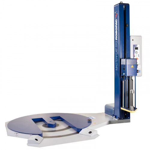Machine à table tournante avec table façonnée pour le chargement avec transpalettes