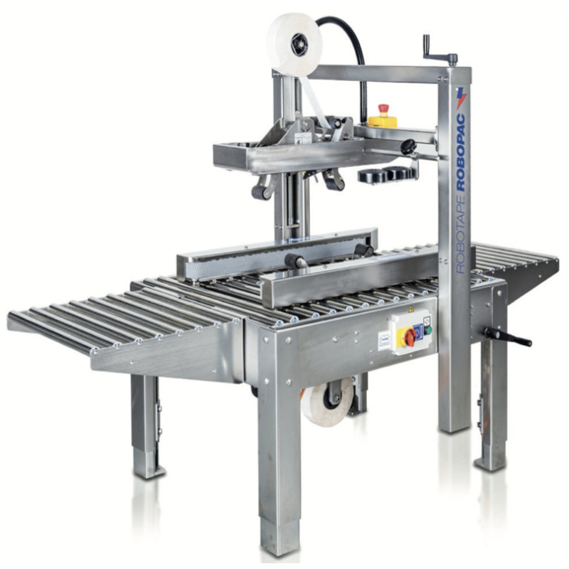 Fermeuse semi-automatique de caisse Robotape M inox